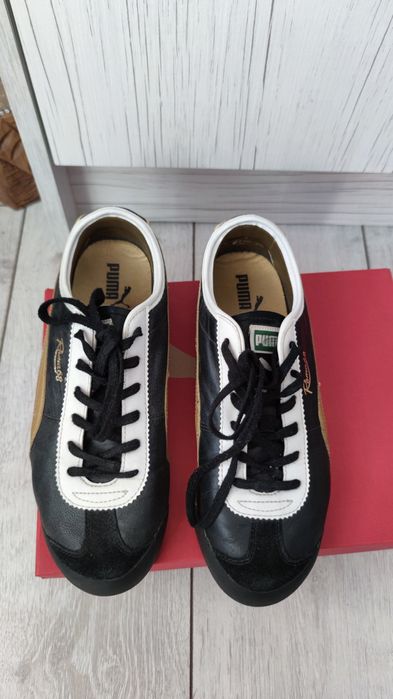 Маратонки Puma естествена кожа.