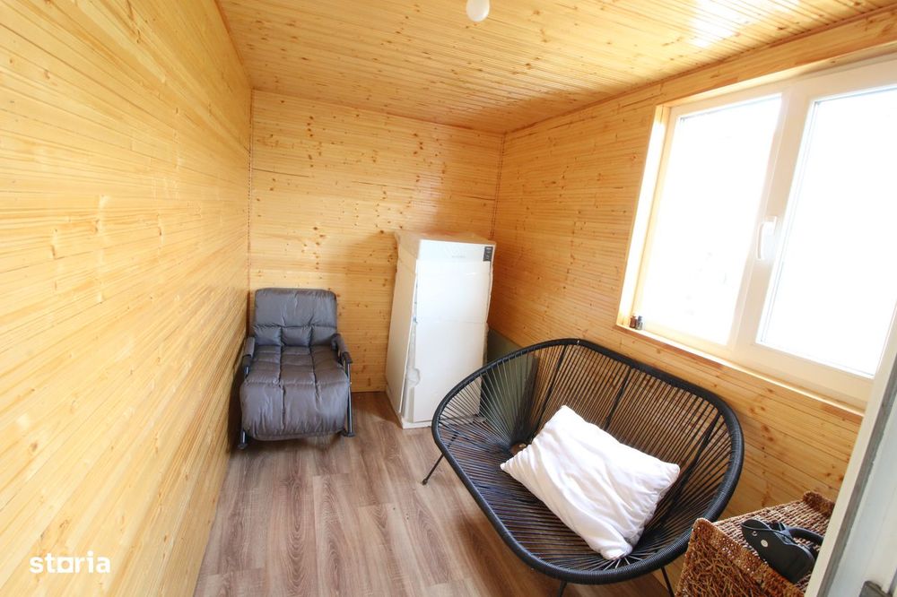 Vand 500mp teren + locuinta modulara 54 mp com.Vanatori