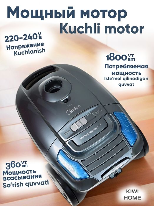 (Sf-79) Пылесос Midea MKZC 400 Отличный и качественный продукт.