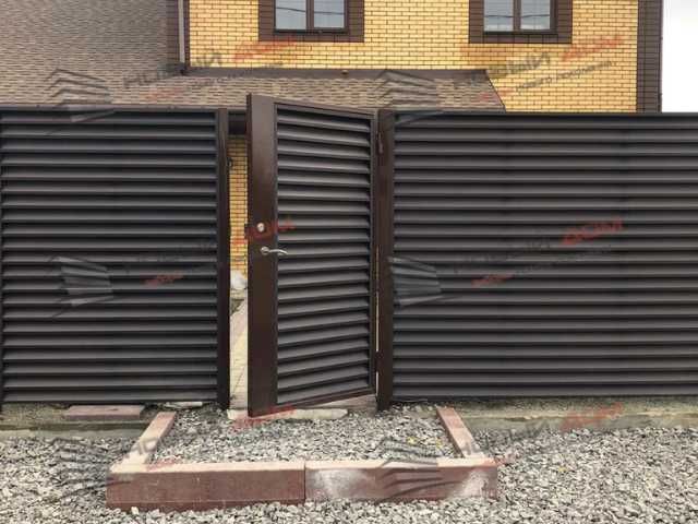 Забор жалюзи от производителя