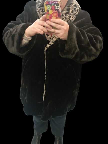 Еко кожа яке черно 2-3 хл