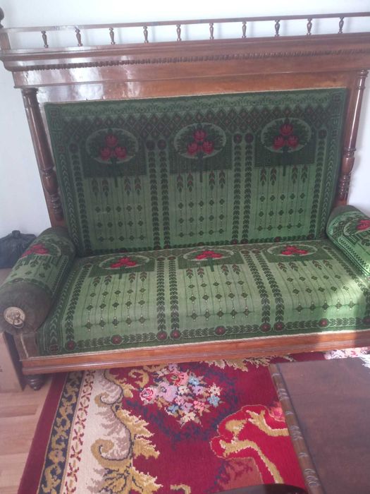 Canapea/banchetă vintage din lemn masiv - 3000 lei - Sântana, Arad