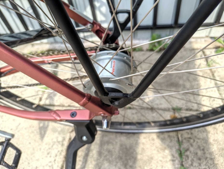 Bicicleta Cube Town Pro Rosu caramiziu mat Marime 54 cm