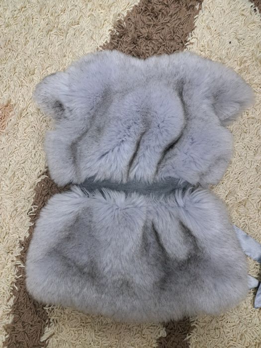 Шубка безрукавка на девочку