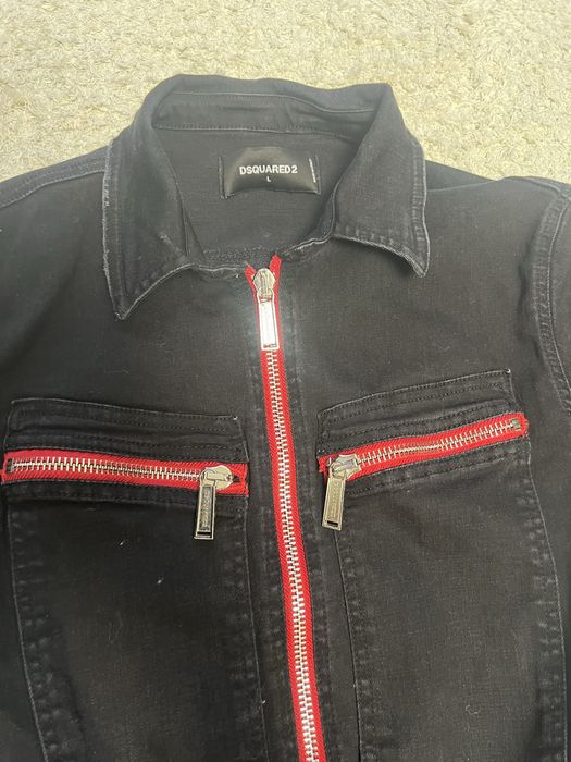 Дънков черен гащеризон DSQUARED2