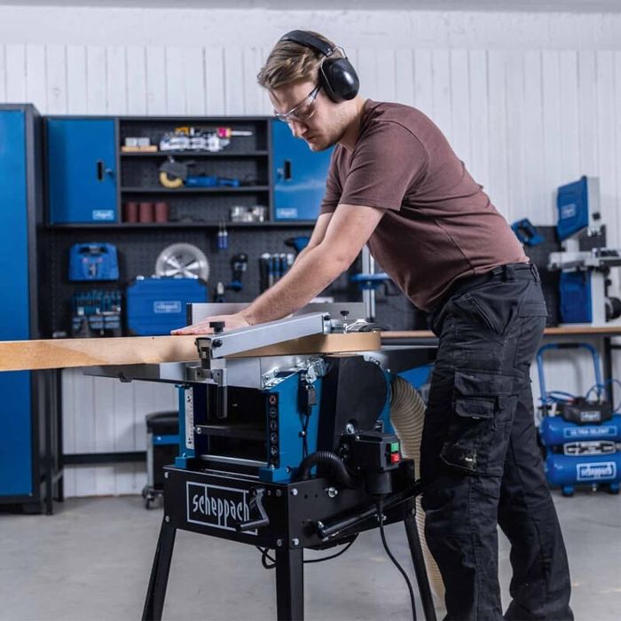 Abricht 2 in 1 masina de rindeluit si de degrosat scheppach hms 1500 .