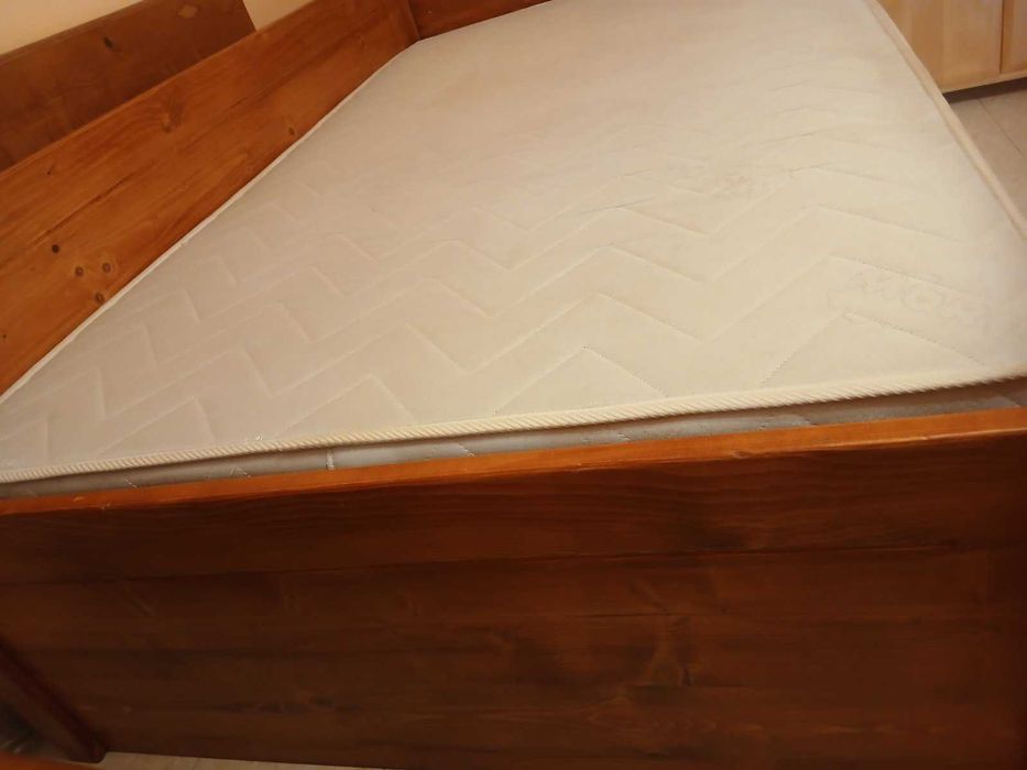 Легло от масив 120×200 см/ персон и половина с ракла + матрак