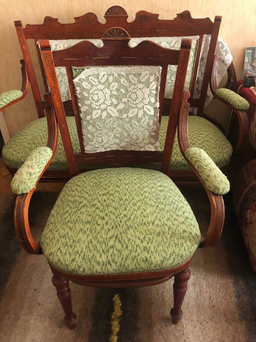 старинни мебели, салонен комплект