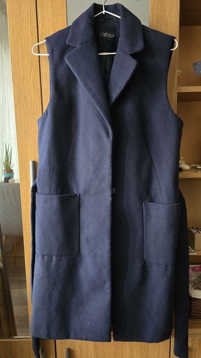 Тъмно син елек Topshop