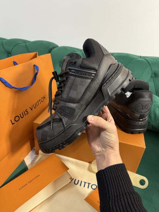 Adidasi Louis Vuitton Trainer Maxi piele naturala Full Box Premium