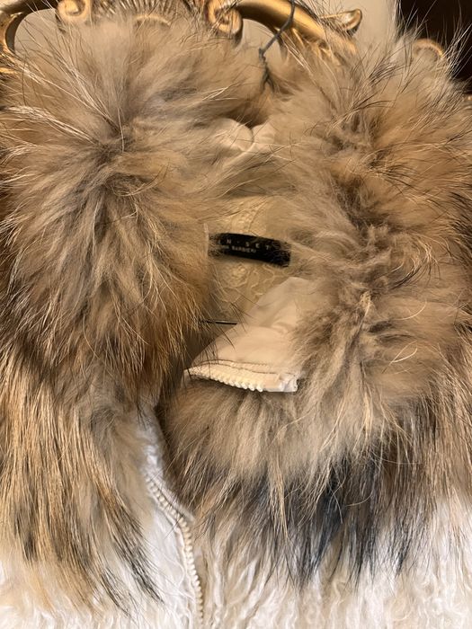 Jacheta twin set blana marimea s