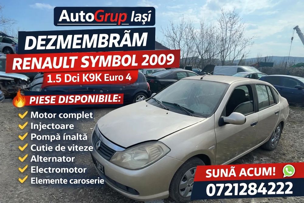 Dezmembrez RENAULT Symbol II Thalia 1.5dCi euro4 85Cp 62kW an 2009
