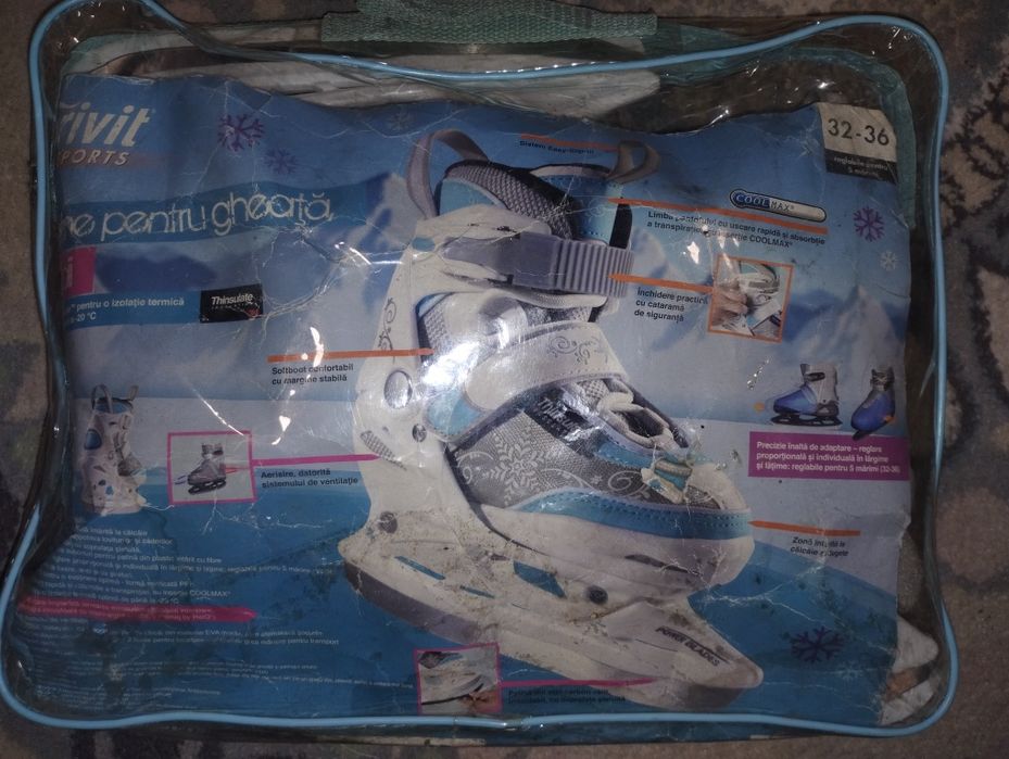 Patine  gheață  reglabile 32-36