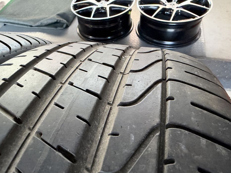 4бр. Летни Спорт-Пакет Гуми С Борд *N0* 285/40ZR/21 и 315/35ZR/21 -PIRELLI- DOT:0423+1923- 6.8мм+6.7мм.