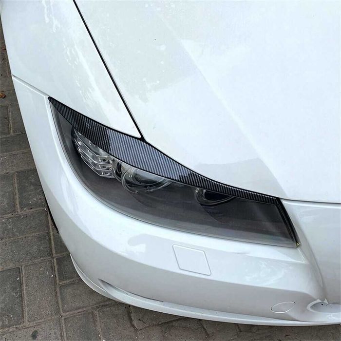 Set Pleoape Faruri Far BMW Seria 3 E90 E91 2005 - 2012, Carbon