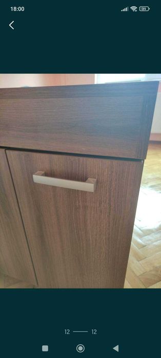 Барплот и шкаф МДФ 18мм. Дъб какао