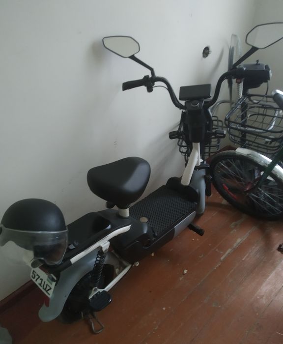 Электро скутер и велосипед скиф