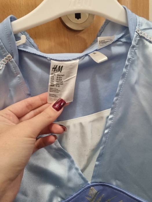 Rochie H&M Frozen Elsa 8-10 ani 134-140 cm