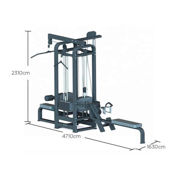 Многофункциональный силовой тренажёр разного выда и функции Fitnnes