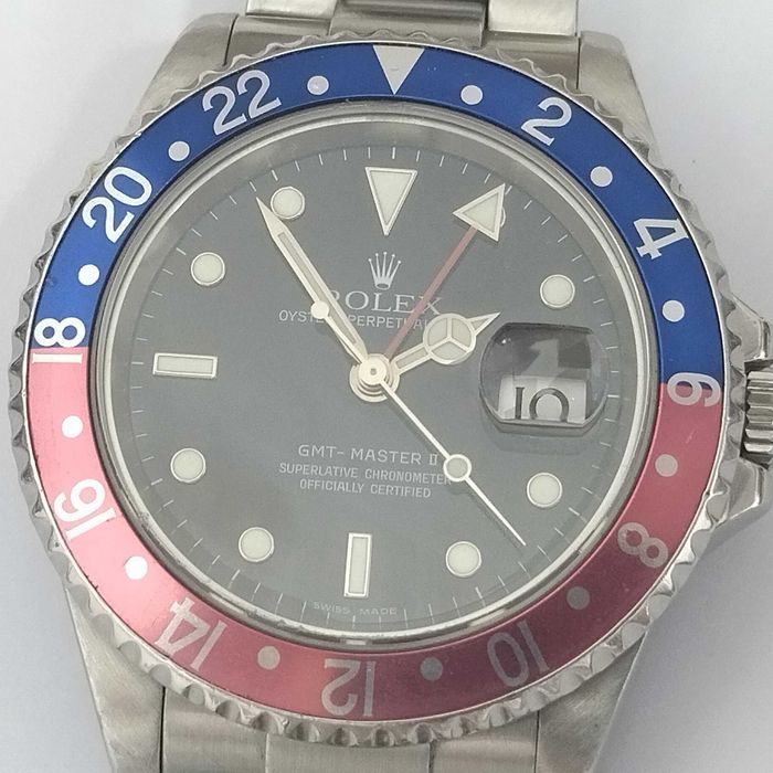 Rolex GMT Master II “Pepsi Rectangular dial” 16710 T