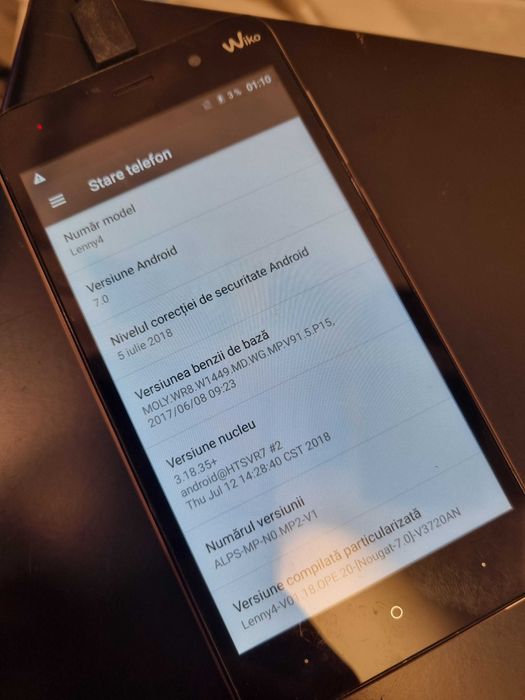wiko lenny4 android 7