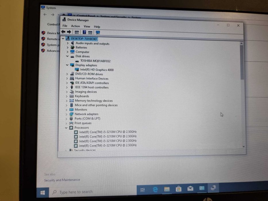 Лаптоп Hp Probook Core i5