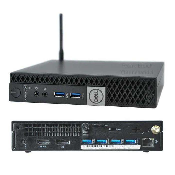 Mini PC/Tiny DELL OptiPlex 7040, Intel i5-6500T, 16GB RAM, 256GB SSD, Wi-Fi