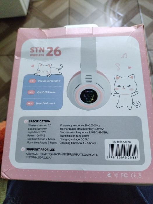 Căști wireless cat stn 26