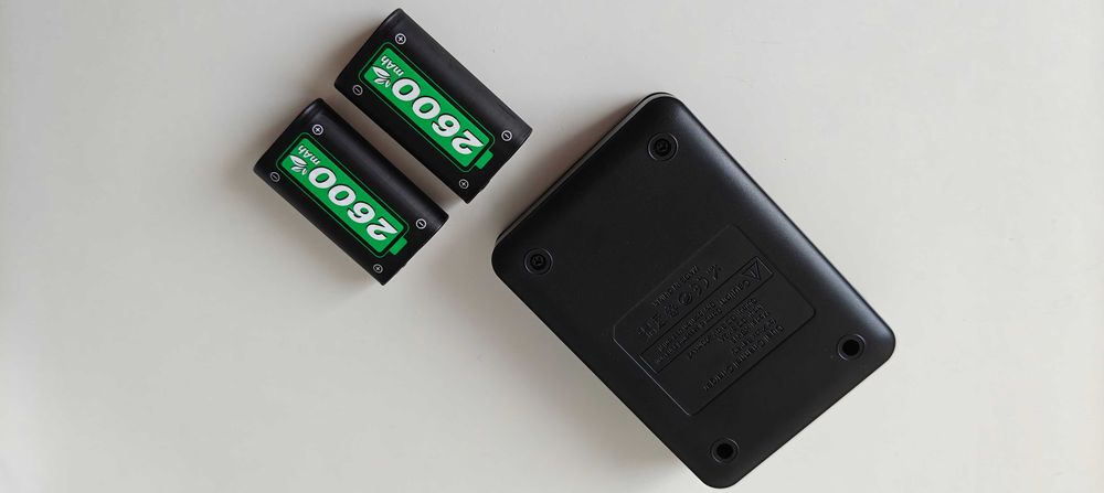 Acumulatori pentru Xbox, Jeswo, 2x2600mAh, Xbox One/ One S/ One X/One Elite/ Series S/ Series X