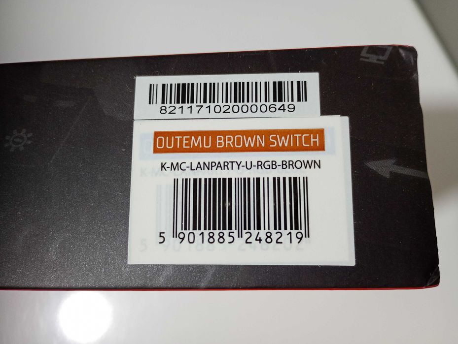 Tastatură mecanică gaming Modecom Volcano Lanparty RGB, TKL 87-key, wired, switch-uri Outemu Brown