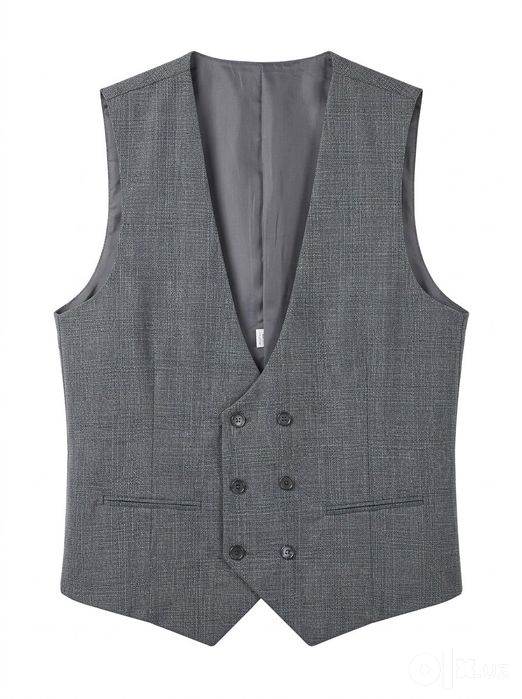 Мужской стильный костюм-тройка Digo (UZB), размер 48 (Slim Fit)