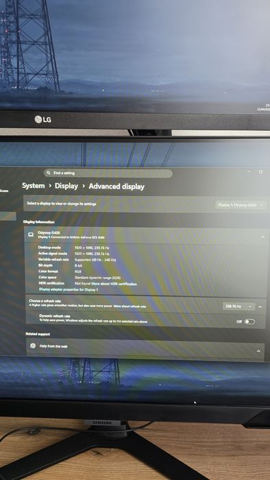 Vand monitor gaming