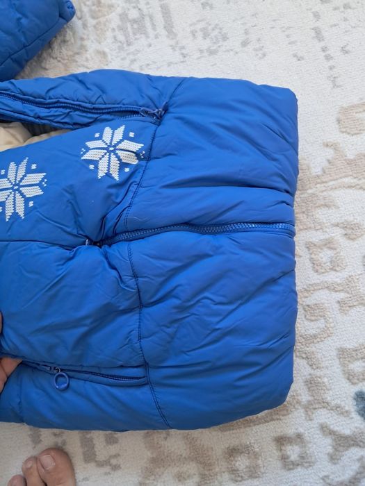 Зимний детский комбенизон 74 см