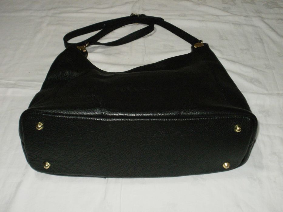 нова черна дамска естествена кожа