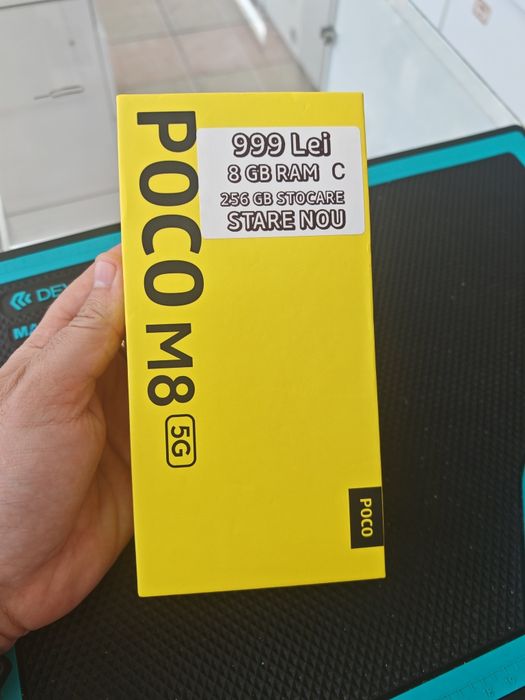 Poco M8 5G, 8/256 GB, Sigilat, Garanție