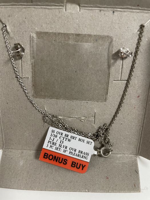 Set placat cu argint 925 diamante naturale!