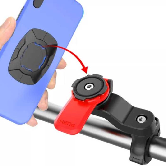 Quad Lock Стойка за телефон за Мотор и Велосипед – Удароустойчива