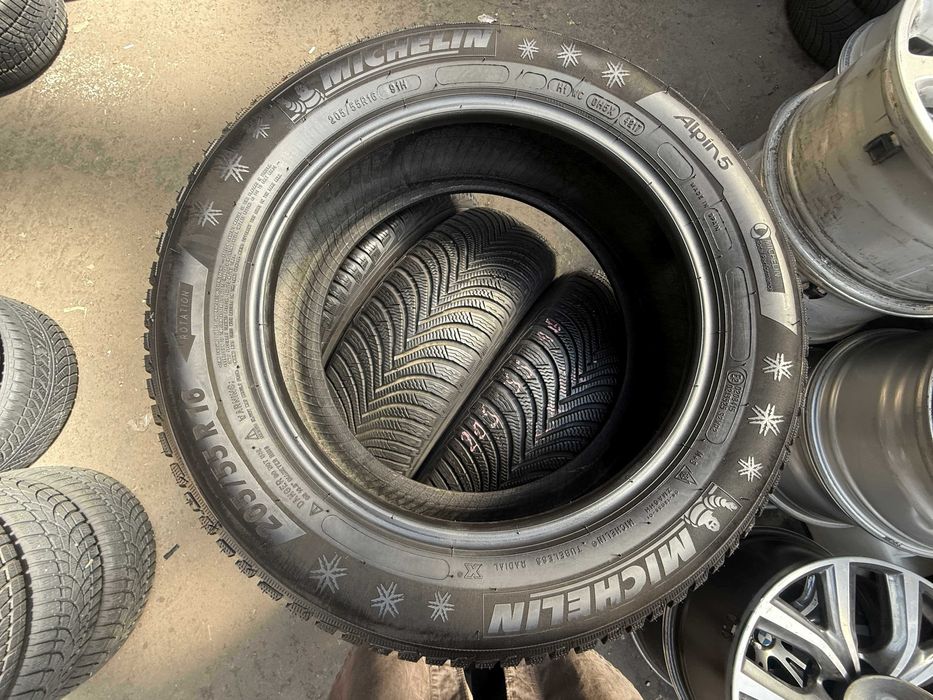 4x Anvelope Iarna 205/55 r16 M+S - Michelin Alpin 5