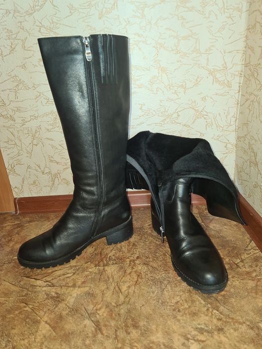 Сапоги натуральная кожа