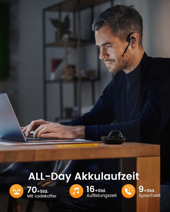 Слушалки EKSA S30 Open Ear Bluetooth с микрофон