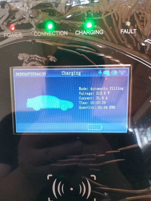 Оригинальное зарядное устройство 7 кВт Ev Charger в упаковке станция