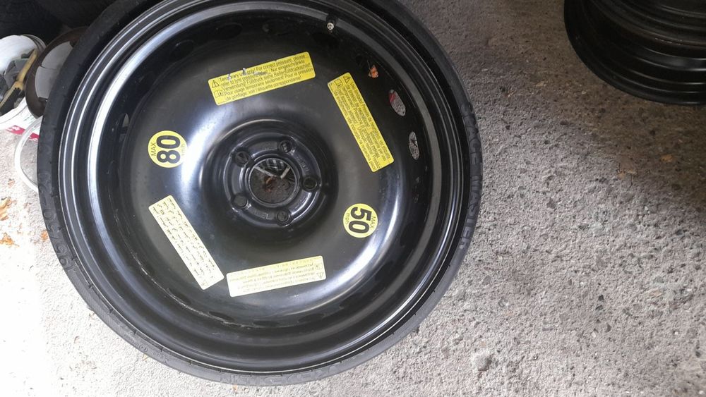 резервна гума патерица за ауди и мерцедес 15,16,17,18,19 и 20 цола