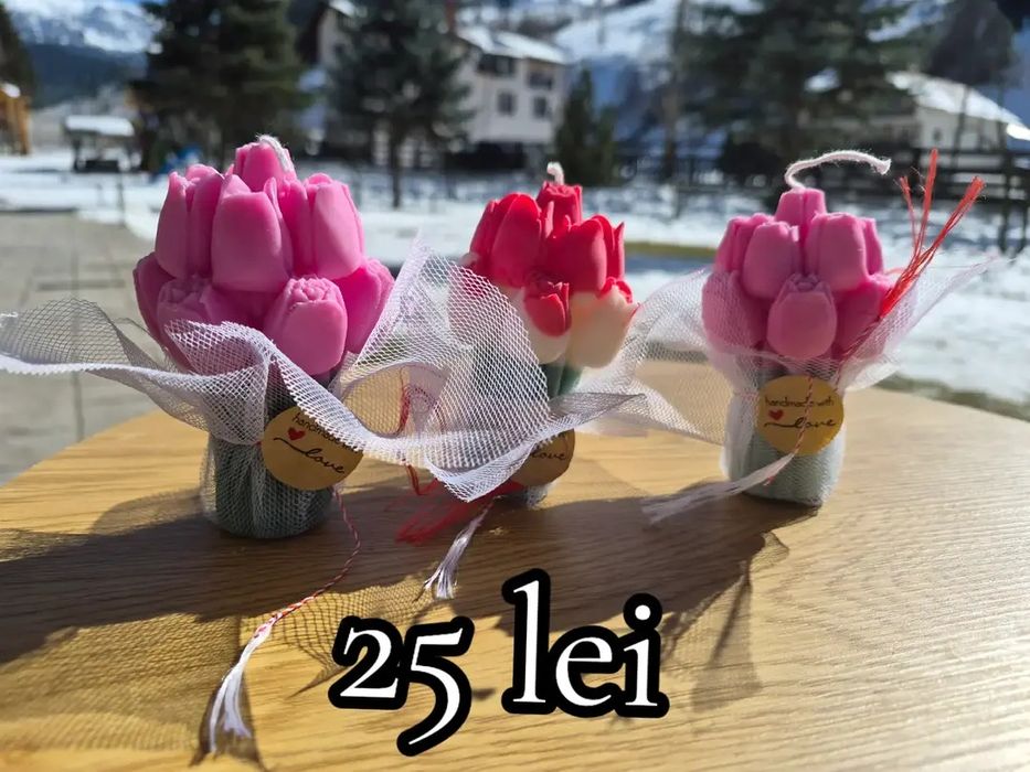 Lumânări din ceară de soia