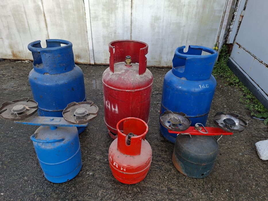 Газови бутилки различни видове