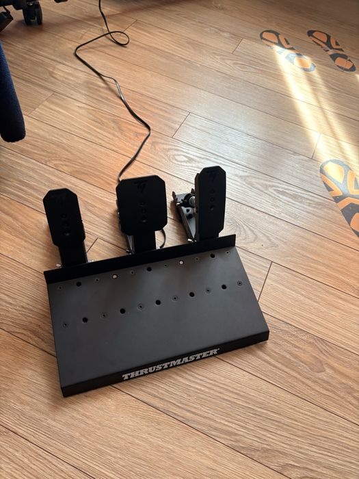 Thrustmaster wheelbase and pedals