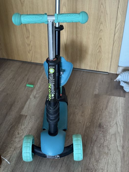 Детска тротинетка със седалка Lorelli DRAXTER PLUS MINT