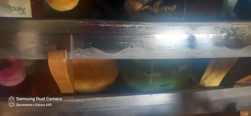 Katana 1095 стомана Rurouni Kenshin,истински хамон