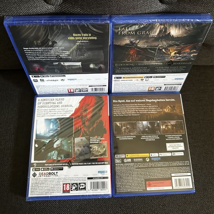 PS5 Horror & Action Bundle ЛОТ! - Alan Wake 2, Elden Ring, Texas Chainsaw + още