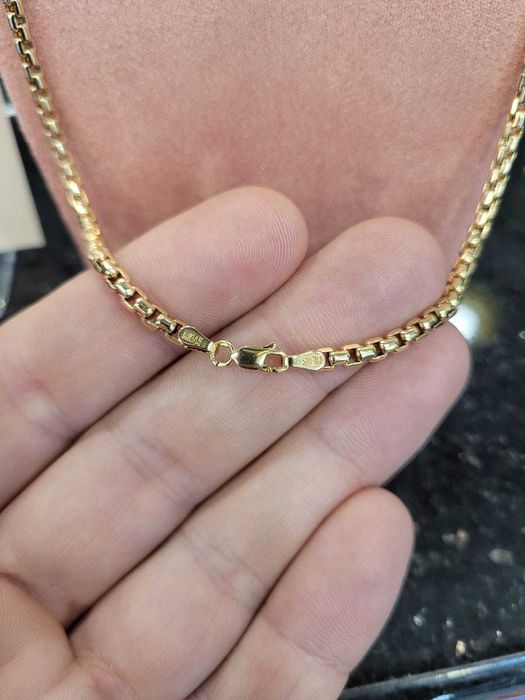 Lant aur 14K 13.57g 56cm (Iulius Mall)(B-46) Garantie 2 ani!