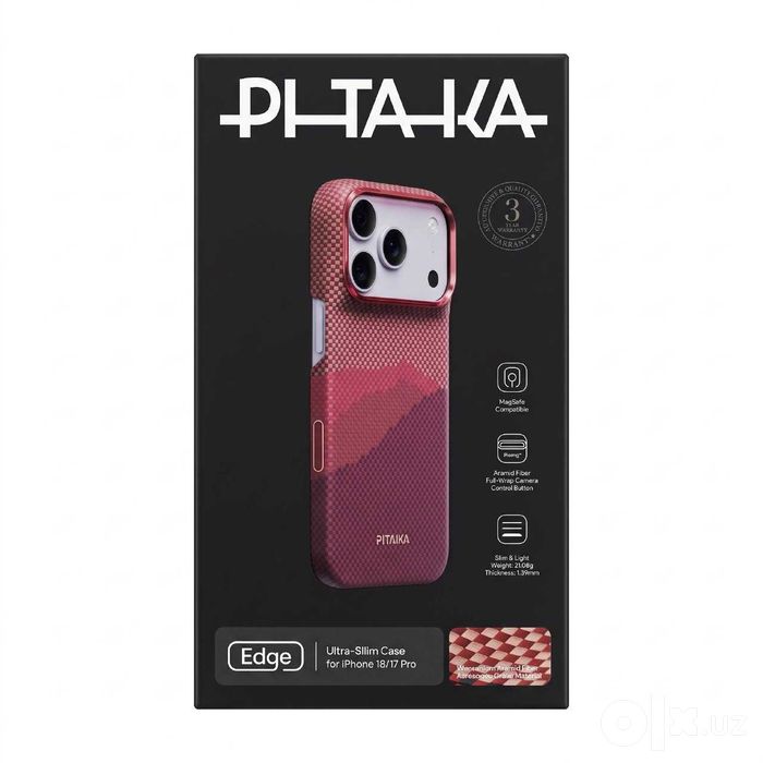 Pitaka чехлы для iphone 18 pro и 18 pro max 100% original